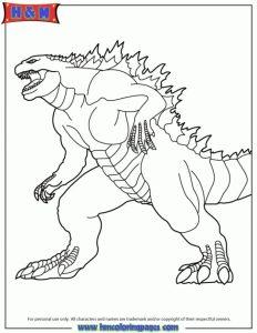 25 Free Godzilla Coloring Pages for Kids and Adults