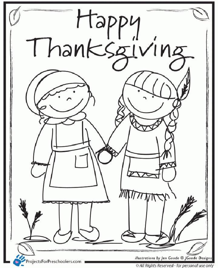 Free Happy Thanksgiving Coloring Pages