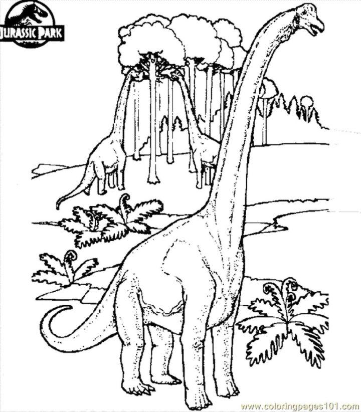 Free Kids' Jurassic World Coloring Pages