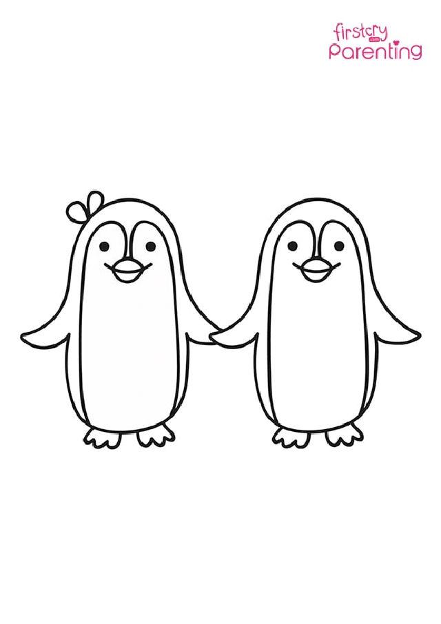 Free Kids' Penguin Coloring Pages