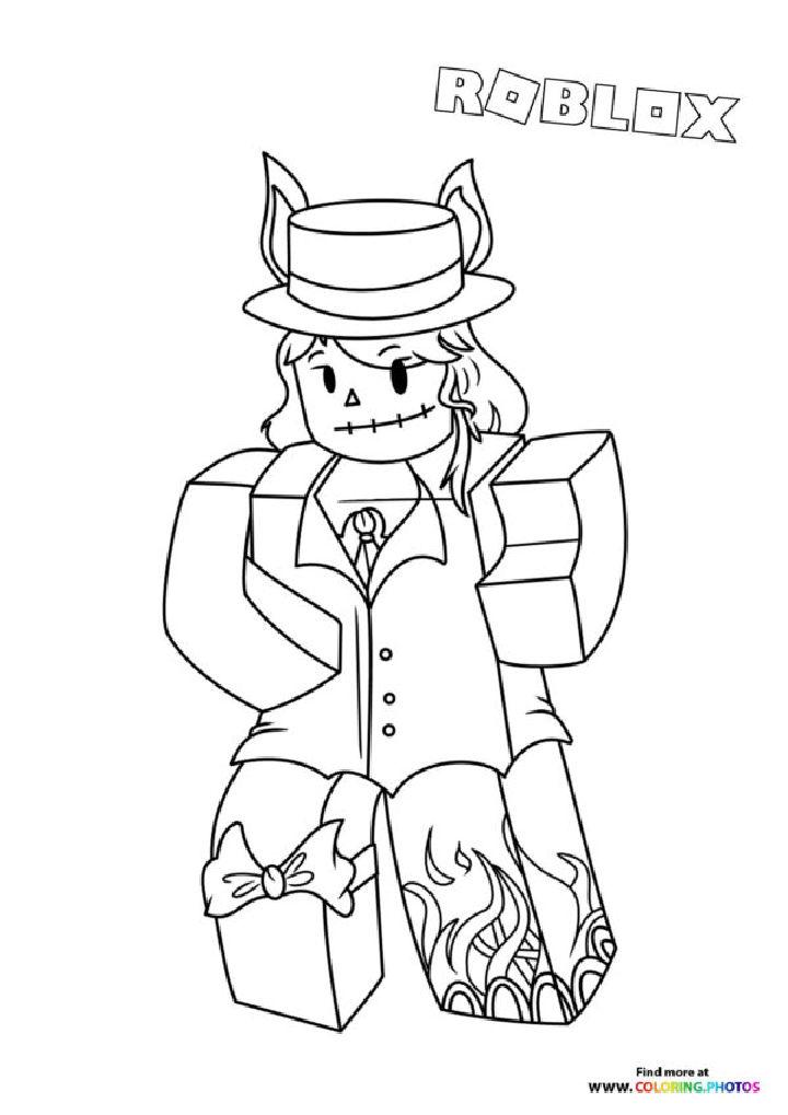 Roblox Noob Fight Coloring Page - ColoringAll