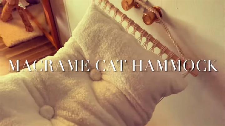 Free Macrame Cat Hammock Pattern