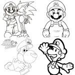 20 Free Mario Coloring Pages for Kids and Adults