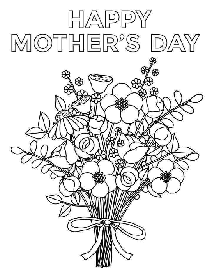 Free Mothers Day Coloring Sheets