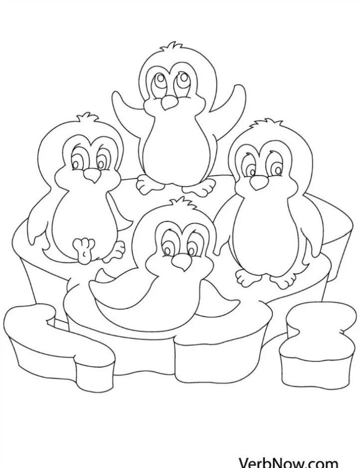 25 Free Penguin Coloring Pages for Kids and Adults