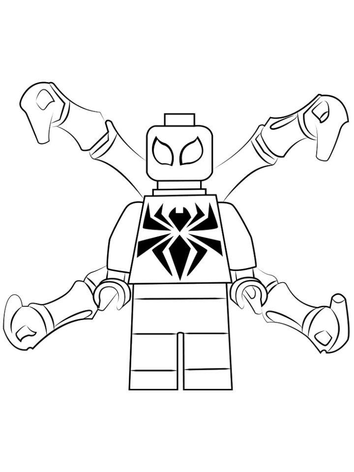 Free Printable Lego Marvel Coloring Pages