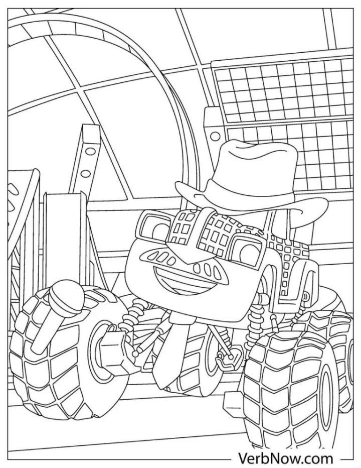 Free Printable Monster Truck Coloring Sheet