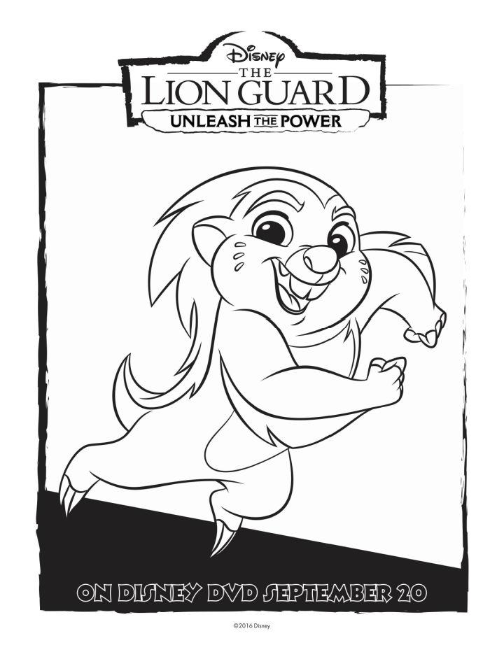 Free Printable the Lion Guard Coloring Pages