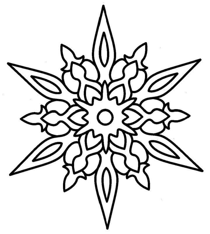 Free Snowflake Coloring Pages and Printables