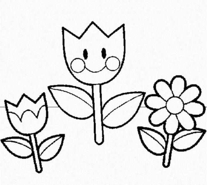 Free Spring Time Coloring Pages for Preschool