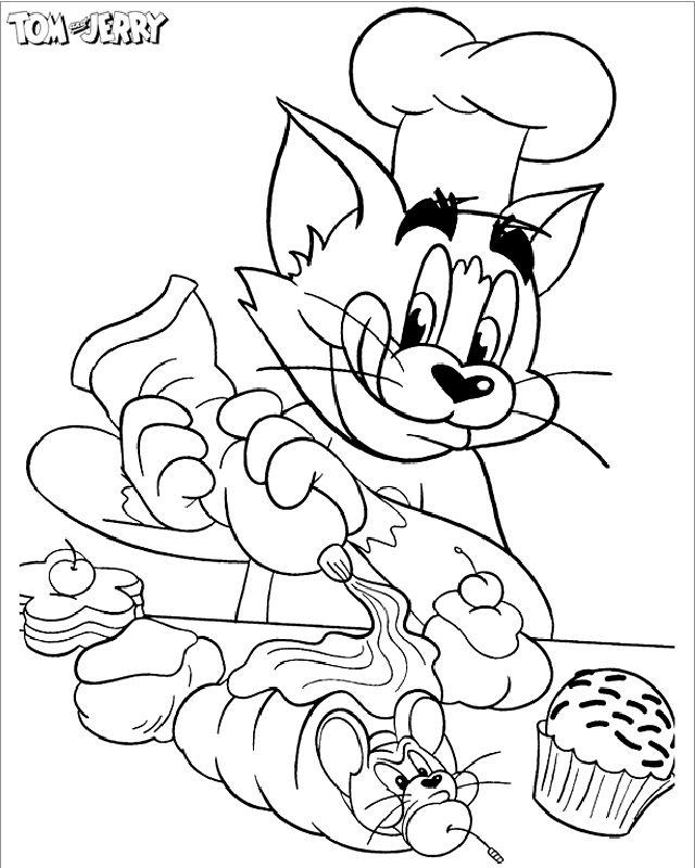 Free Tom and Jerry Coloring Pages to Print