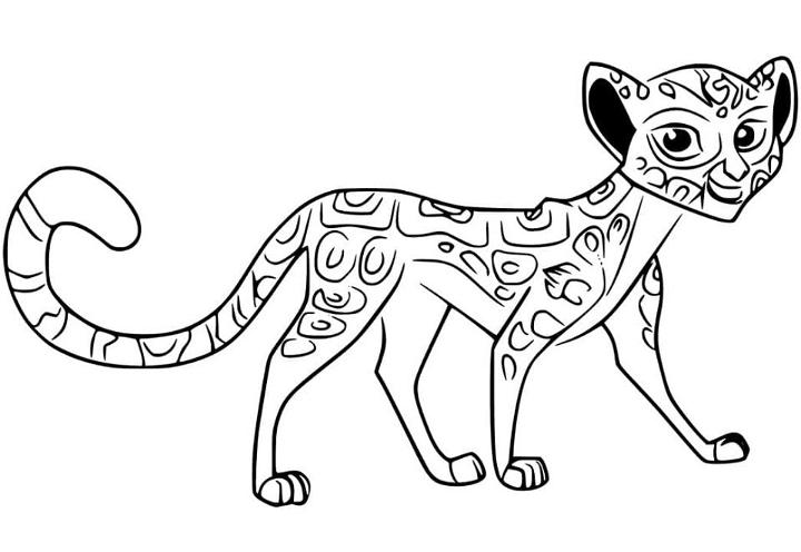 Fuli of the Lion Guard Coloring Pages