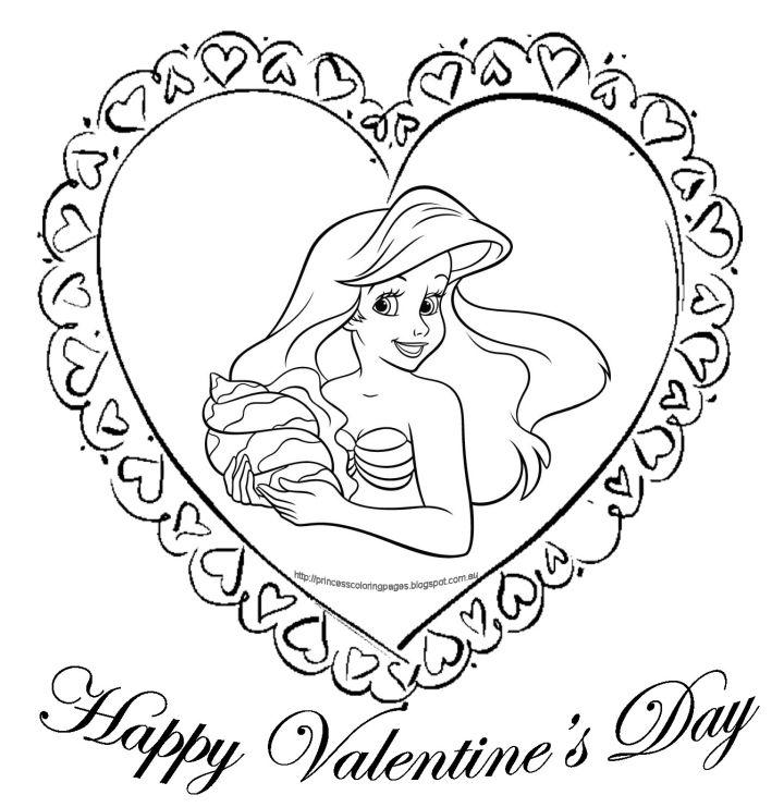 Full Page Valentines Day Coloring Pages for Kids