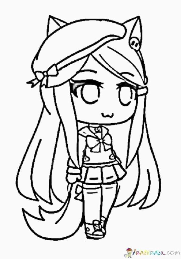Gacha Life Coloring Pages Body