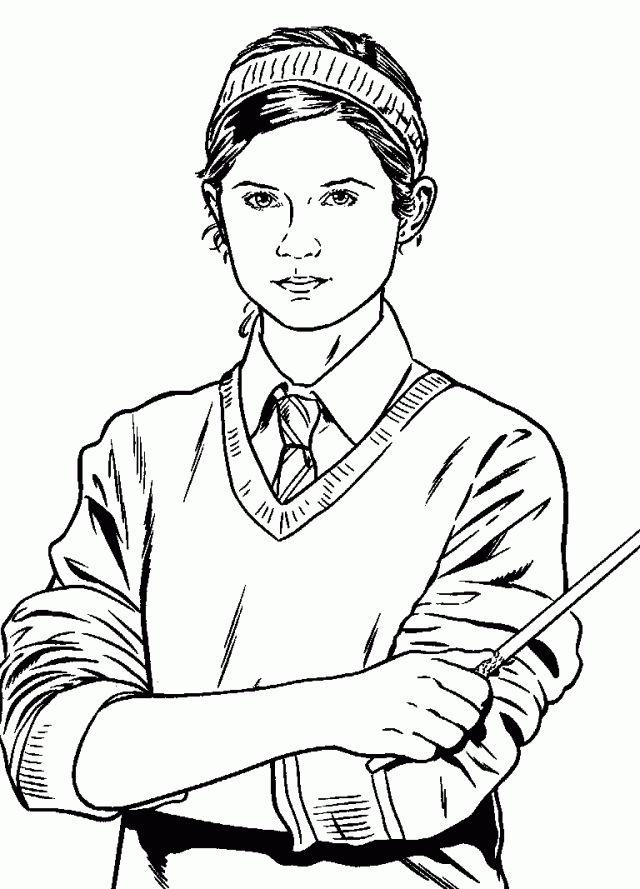 Ginny Harry Potter Coloring Pages