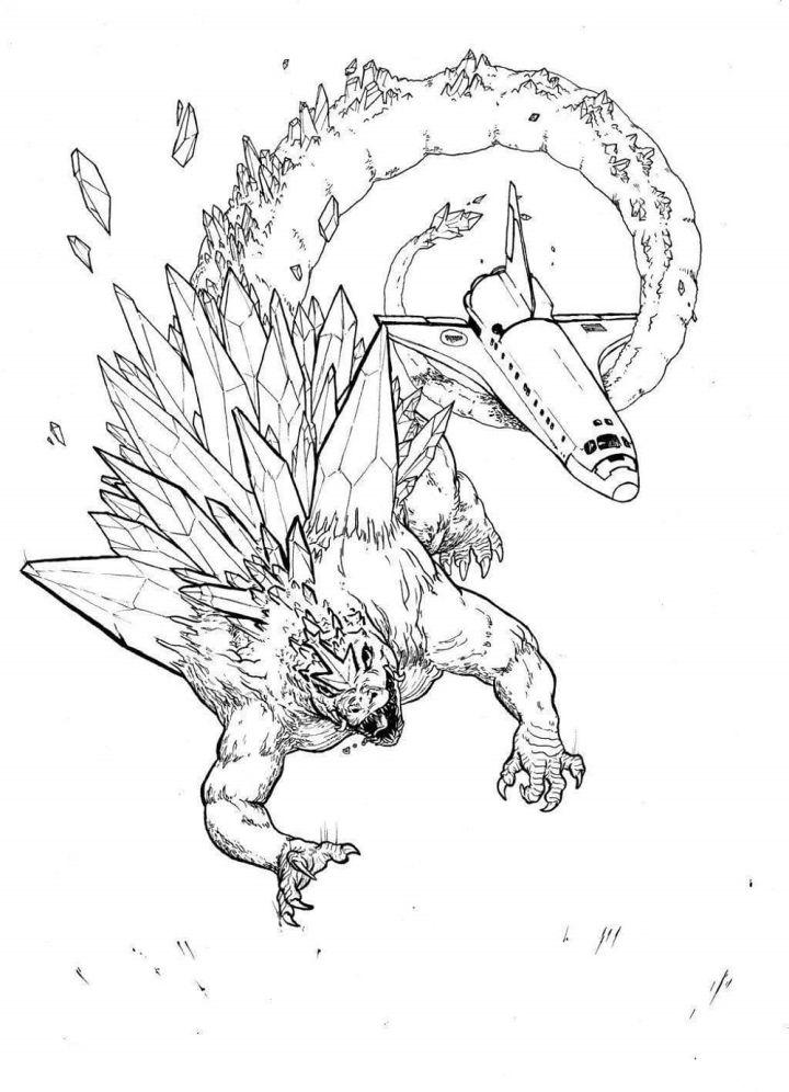 Godzilla Coloring Book Pages