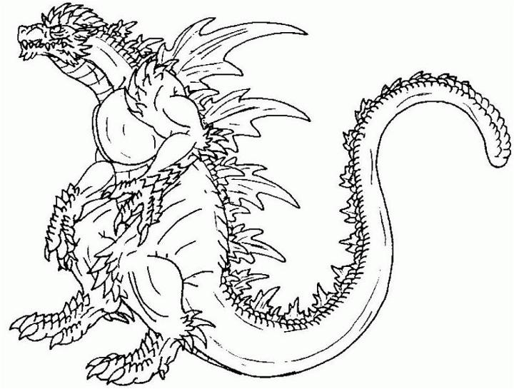 Godzilla Coloring Pages and Books