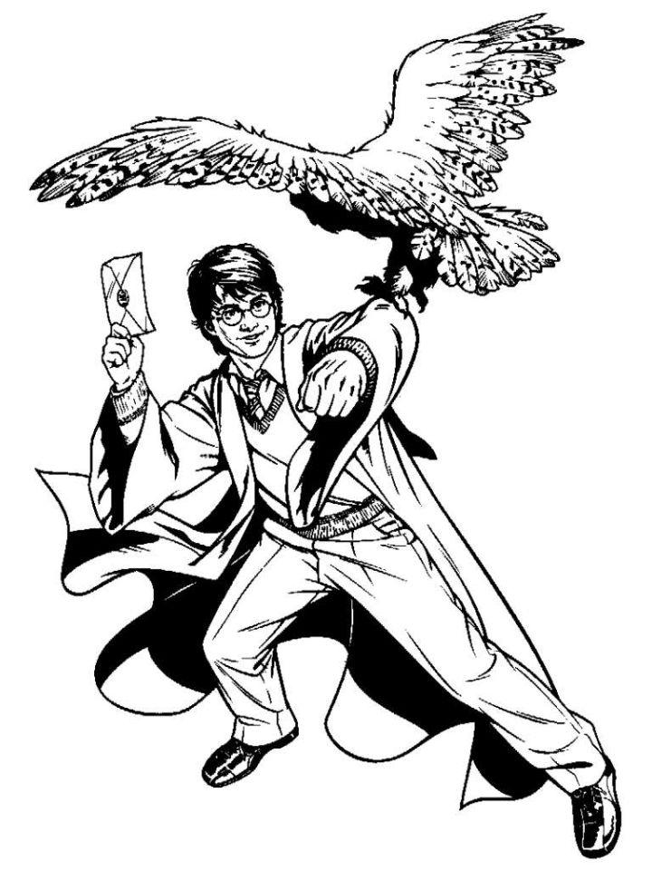 Harry Potter Coloring Page and Activities