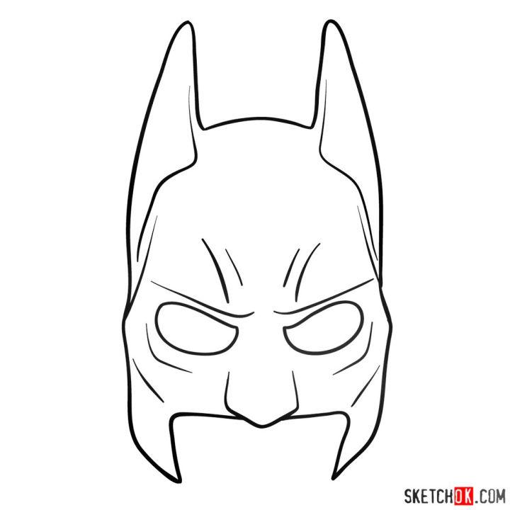 How To Draw A Batman Mask 1