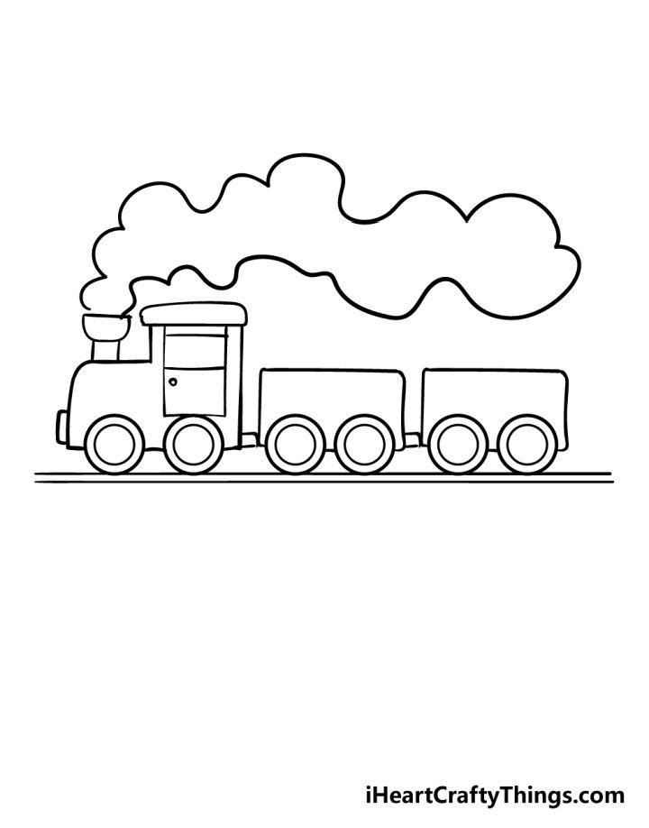 How to Draw a Toy Train Learn Drawing Toy Train Step by Step  YouTube