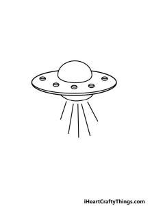 20 Easy UFO Drawing Ideas - How to Draw a UFO