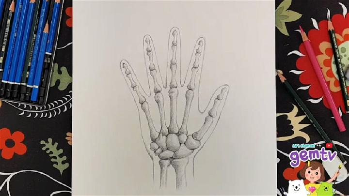 How to Draw the Bones of the Hand