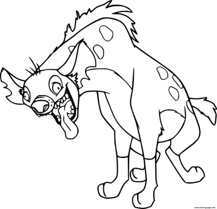 Hyena from Lion Guard Coloring Book Pages
