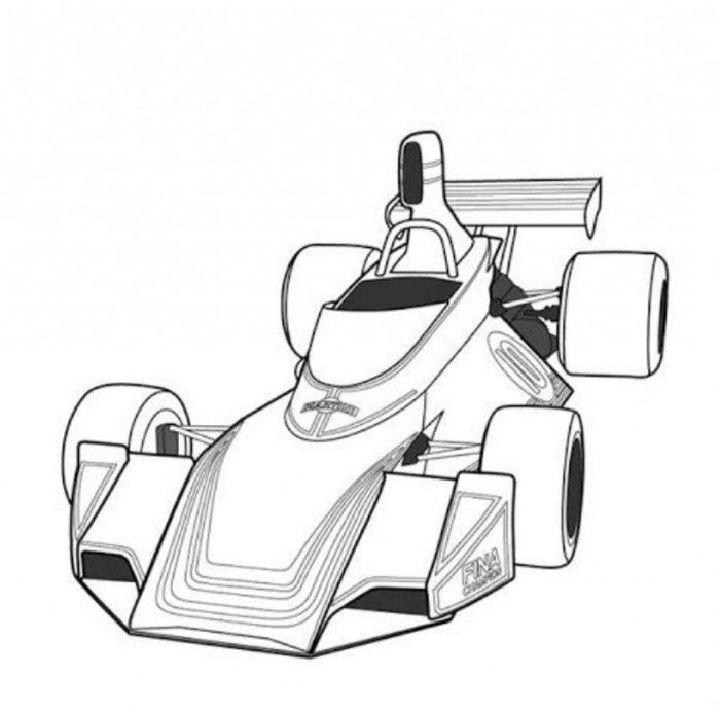 Indy Car Coloring Pages to Print