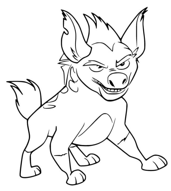 Janja From the Lion Guard Coloring Pages
