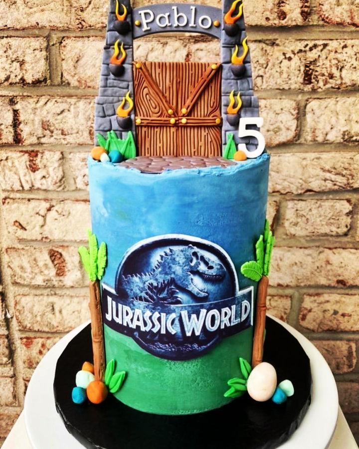 Jurassic Park Cake Decoration
