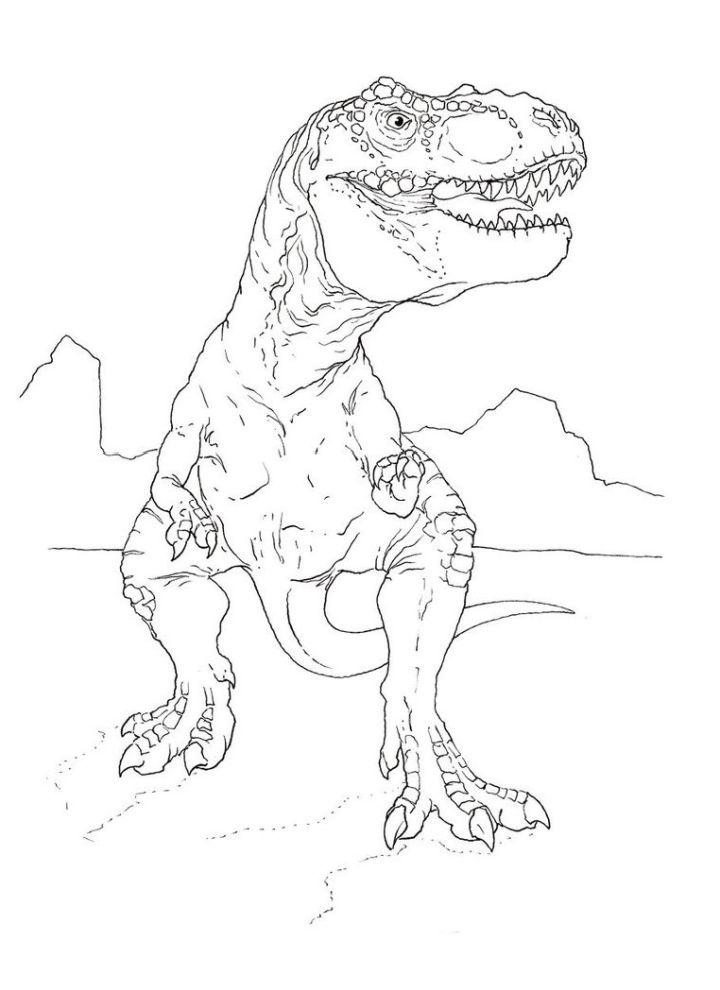 Jurassic World Coloring Pages, Tracer Pages, and Posters