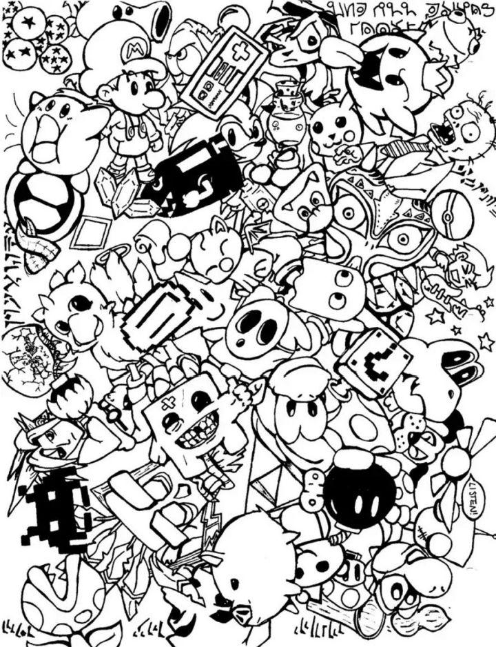 Kawaii Coloring Pages for Kids