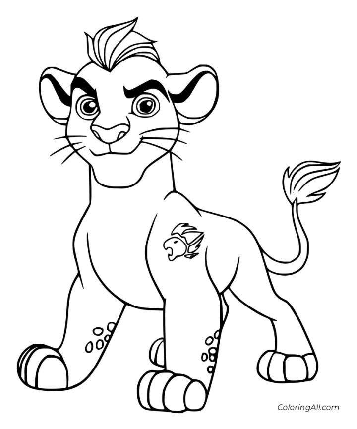 Kion Lion Guard Coloring Page