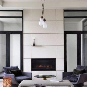 30 Fireplace Tile Ideas That Are Pretty and Practical - Blitsy