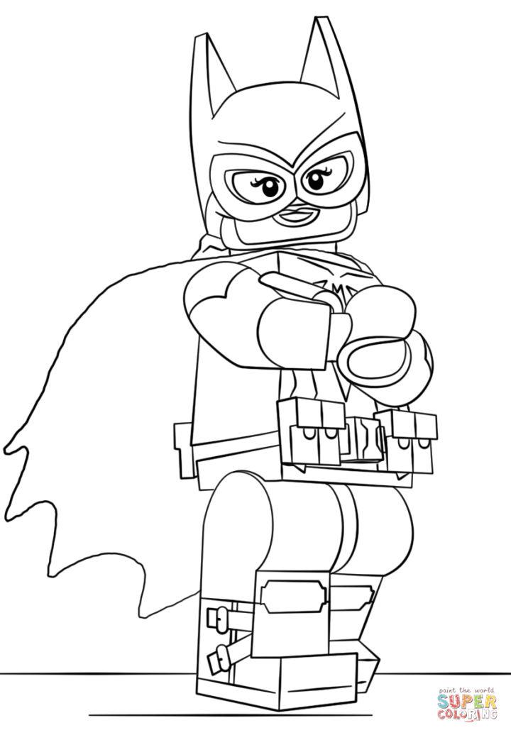 Lego Batgirl Coloring Pages and Activities