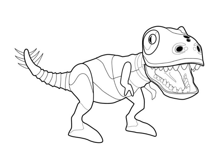 Lego Dinosaurs Coloring Pages Pictures