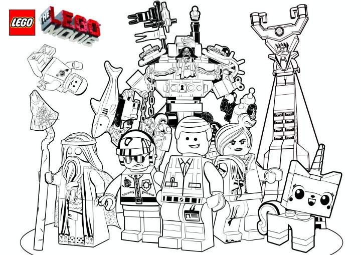 Lego Movie Coloring Book Pages