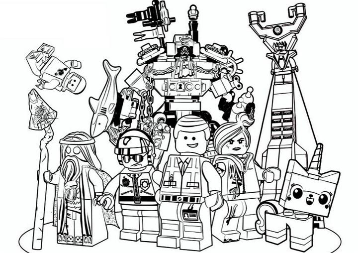 Lego Movie Coloring Pages for Adults