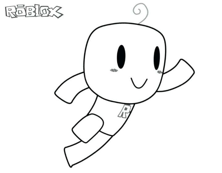 Little Noob Roblox Coloring Pages and Printables