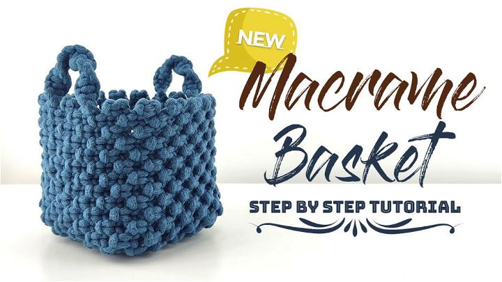 Macrame Basket Step by Step Instructions