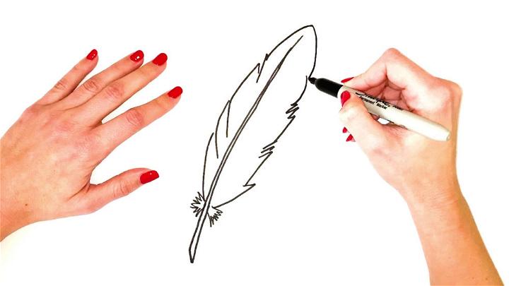 Make Your Own Feather Drawing