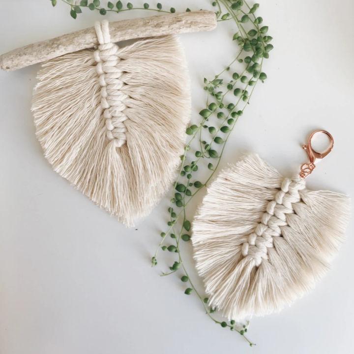 Make Your Own Macrame Feathers
