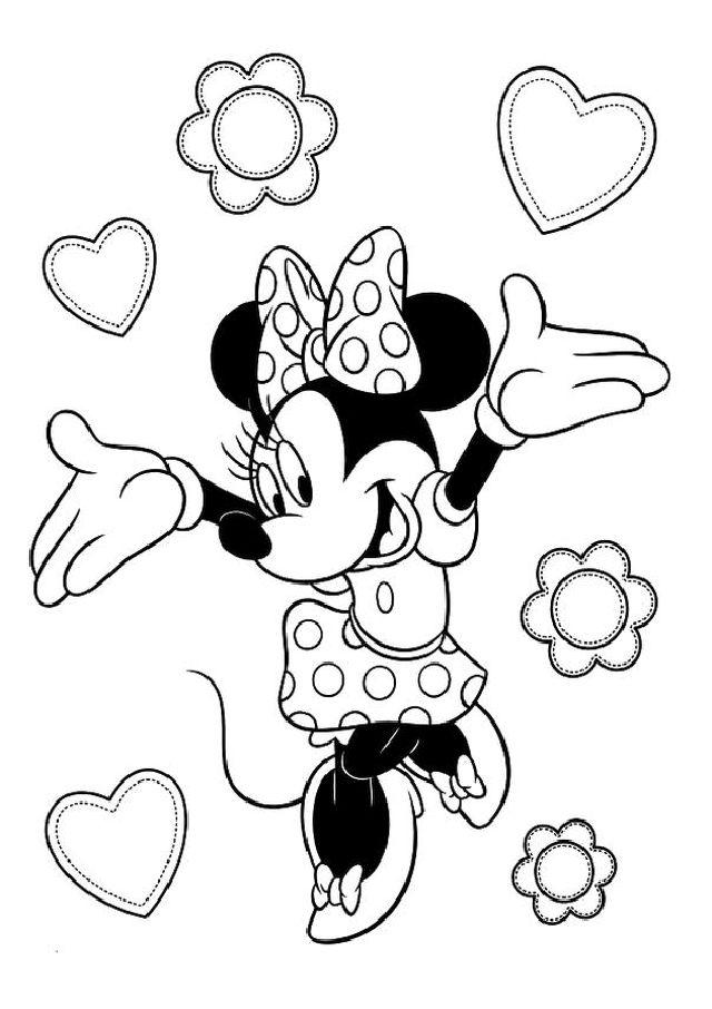 Minnie Mouse Coloring Pages for Little Ones