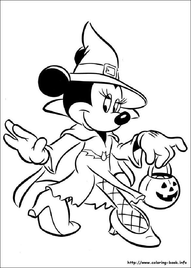 Minnie Mouse Coloring Sheets