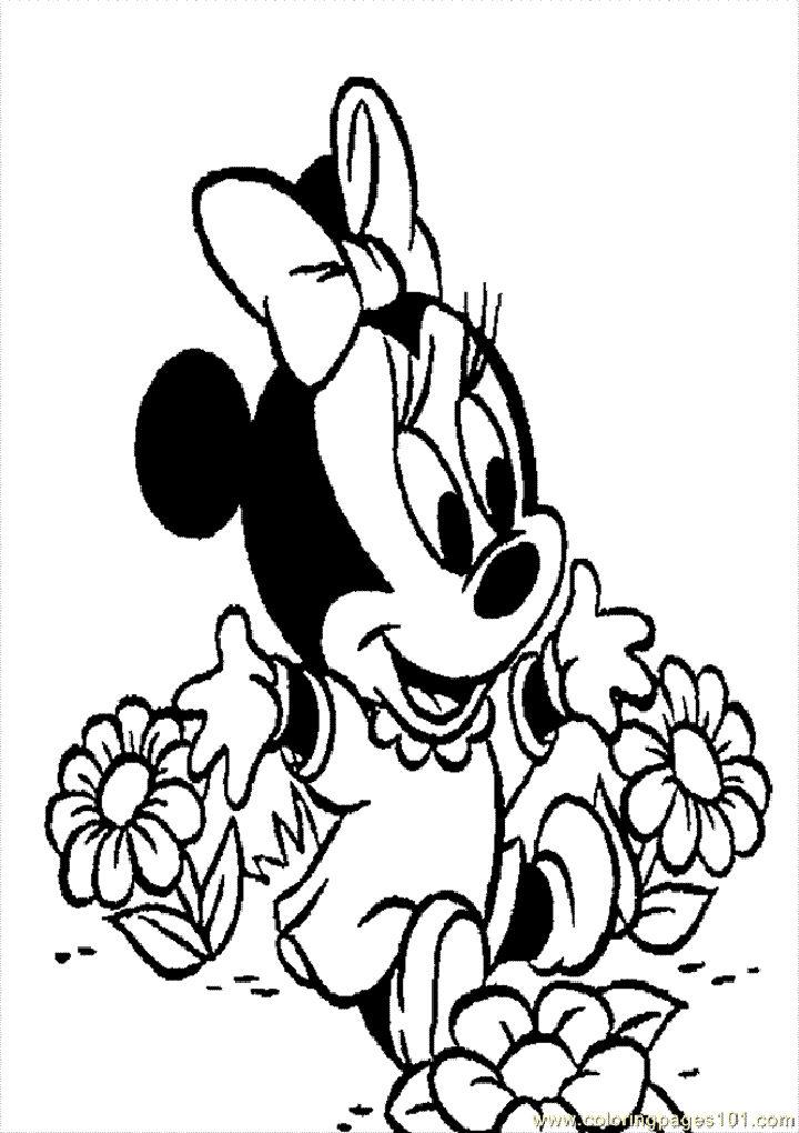 Minnie Mouse Pictures to Color