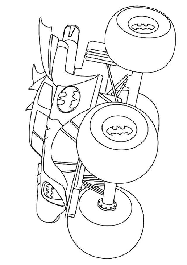 Monster Truck Coloring Pages for Toddlers