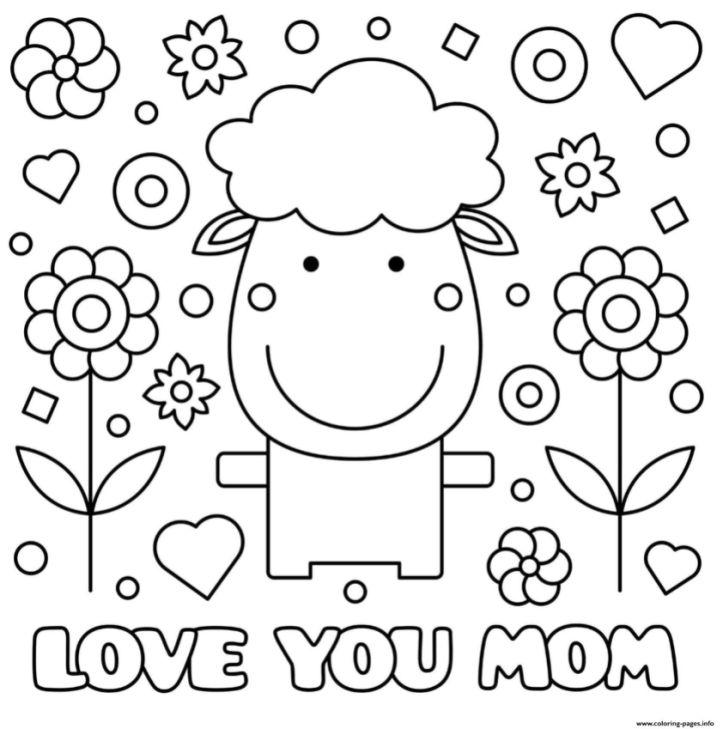 Mothers Day Coloring Pages and Printables