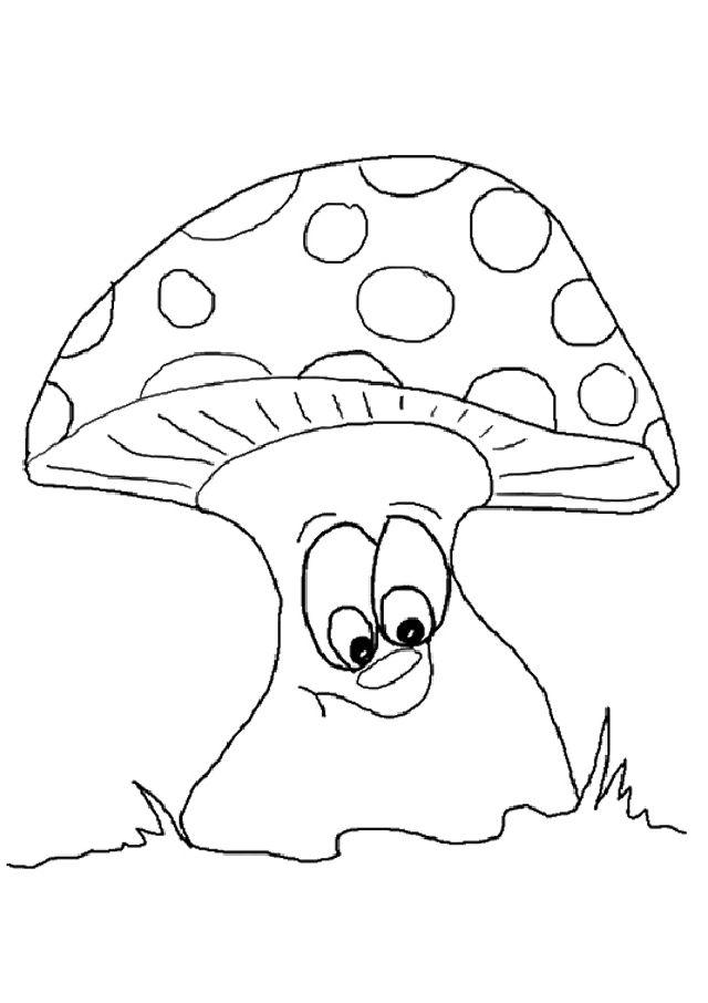 Mushroom Coloring Pages to Print