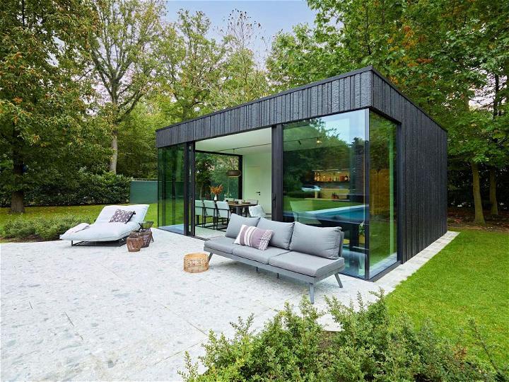 Outdoor Pool House