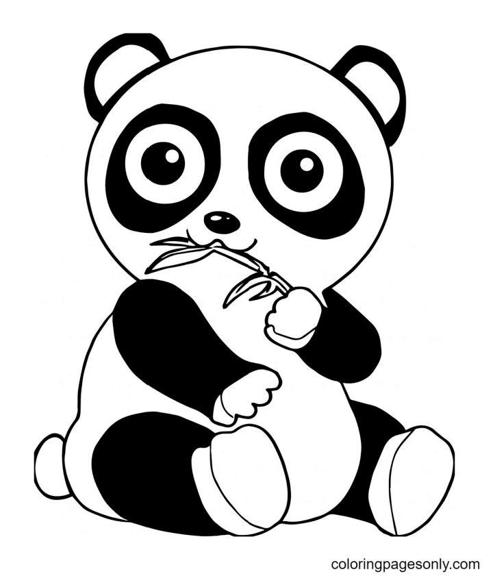 Panda Coloring Pages for Little Ones